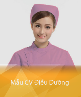 Mẫu cv Điều dưỡng viên
