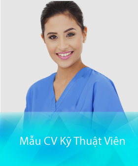 Mẫu cv Kỹ thuật viên
