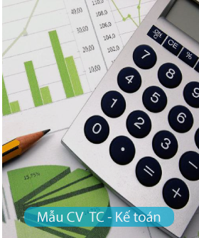 Mẫu cv Tài chính - Kế Toán